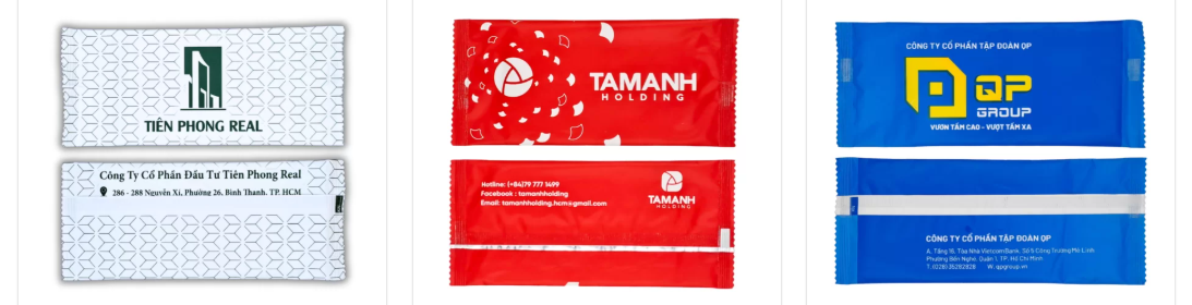 In khăn lạnh giá sỉ  tại quận 2 Tp HCM
