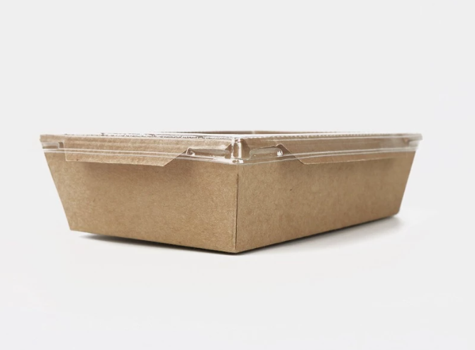 Hộp giấy kraft 700ml - nắp trong