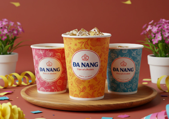 in ly giấy, cốc giấy 8oz (250ml) - giải pháp hoàn hảo cho americano, latte, cacao nóng, sữa đậu nành