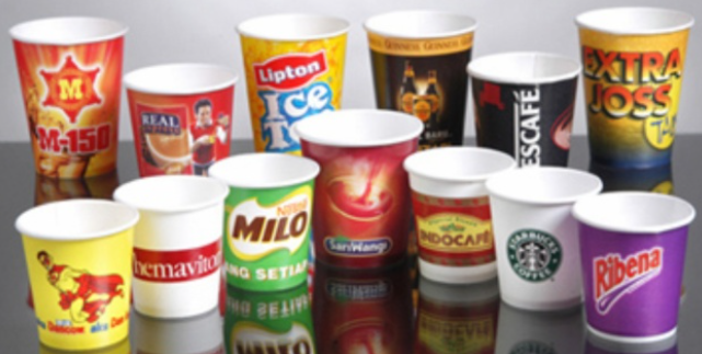ly giấy cafe, cốc giấy trắng 12oz-360ml