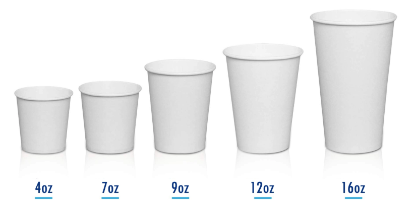 Ly giấy cafe, cốc giấy trắng 12oz-360ml
