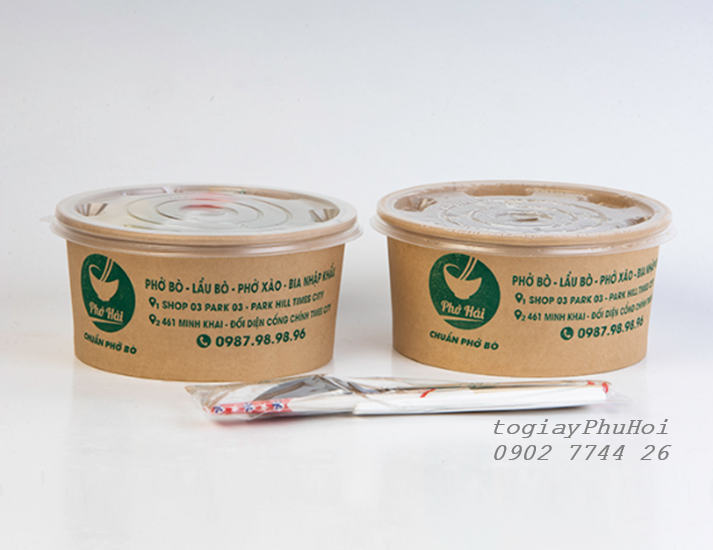 Tô giấy kraft 1300ml