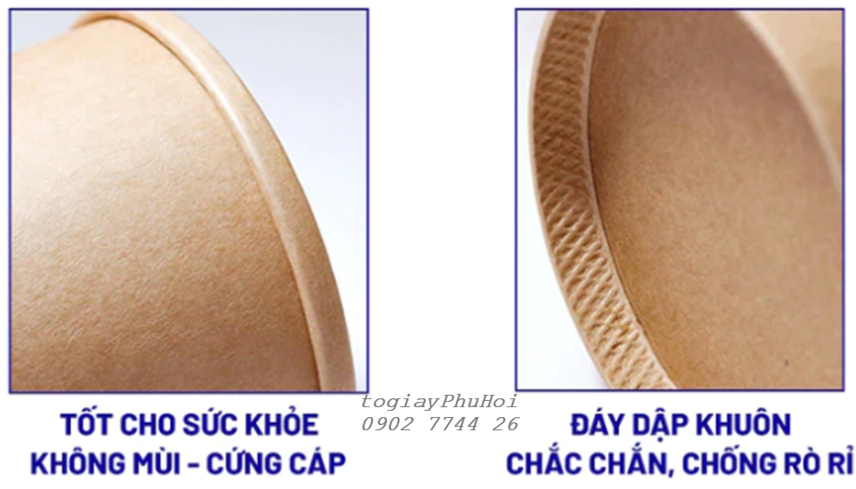 Tô giấy kraft 500ml