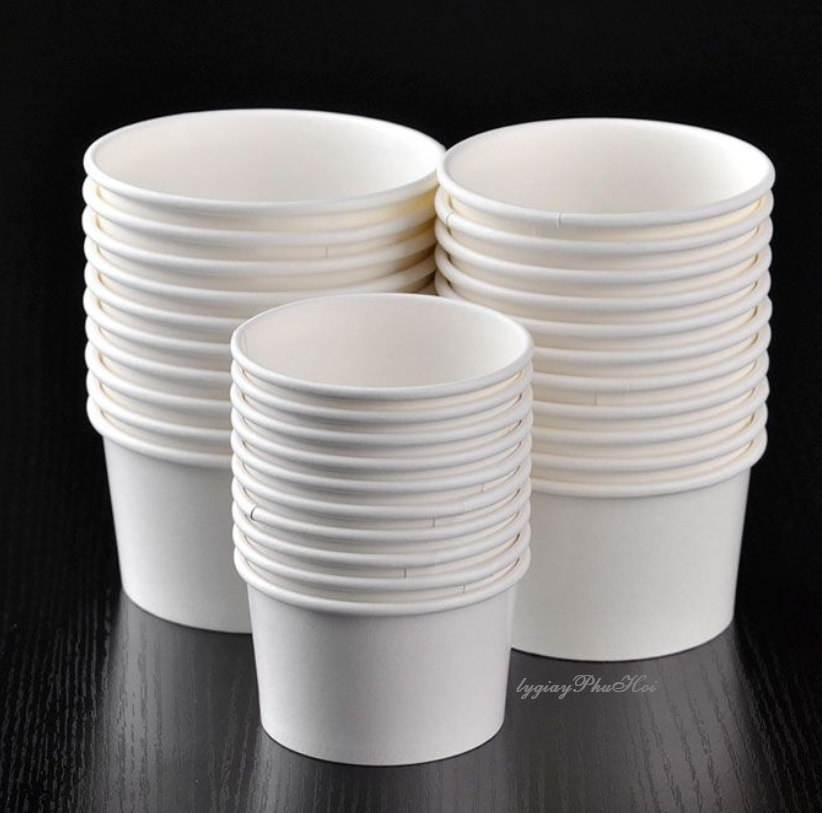 Tô giấy trắng 20oz (600ml)