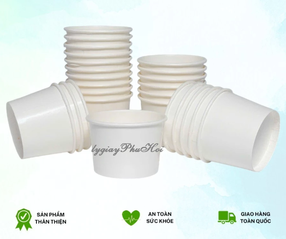 Tô giấy trắng 330ml
