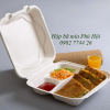 Hộp bã mía đựng cơm phần tại quận 4, quận 5, quận 6 TpHCM