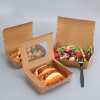 Hộp giấy Kraft đựng hamburger