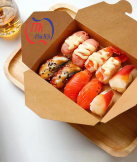 Hộp giấy đựng thức ăn nóng