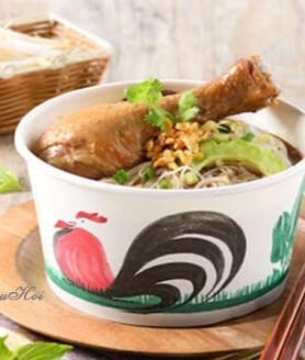 Tô giấy có nắp đựng bún