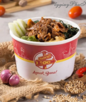Tô giấy đựng bún