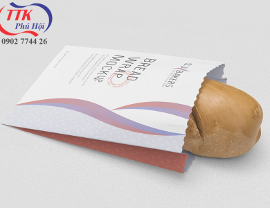 Bao bánh mì giấy in logo