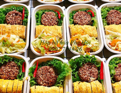 Hộp bã mía đựng mì xào