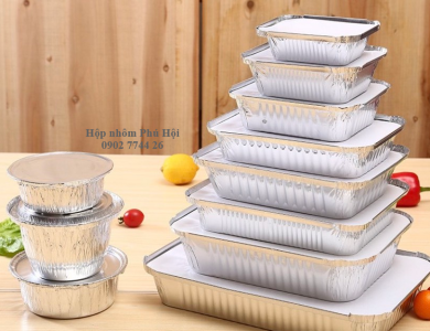 Hộp nhôm chữ nhật 2000ml