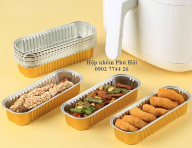 Hộp nhôm dài màu vàng cao cấp 200ml