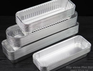Hộp nhôm dài nướng bánh 308, 405, 800ml