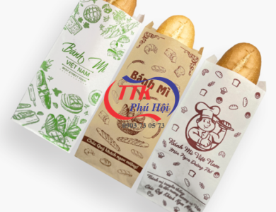 In bao bánh mì cho tiệm bánh mì
