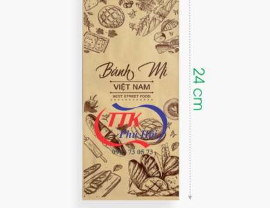In bao bánh mì giấy kraft