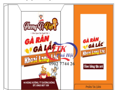 In bao bánh mì theo yêu cầu