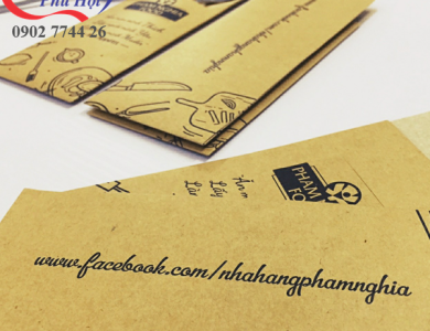 In bao đũa giấy kraft