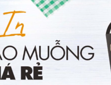 In bao muỗng nhà hàng