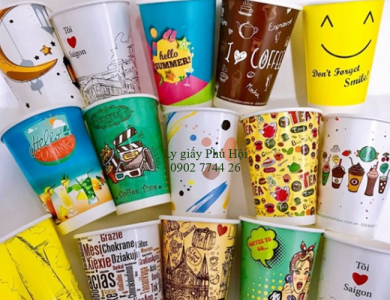 In ly giấy, cốc giấy tại TP Bà Rịa, TP Vũng Tàu, TP Tây Ninh