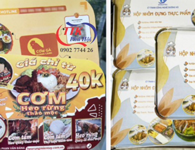In nắp khay giấy bạc giá rẻ