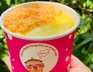 In tô giấy đựng cháo dinh dưỡng tại Quận 7