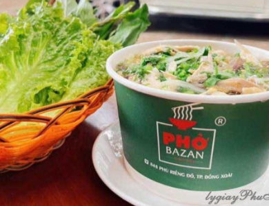 In tô giấy đựng cháo thịt bằm tại Quận 10 TP HCM