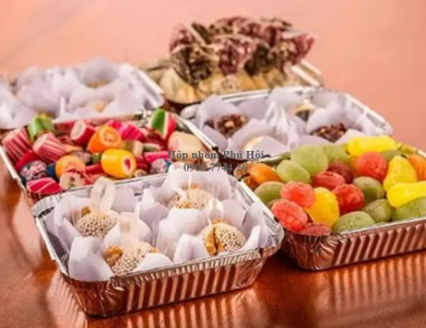Khay giấy bạc 1 ngăn đựng bún, mì, cơm chiên