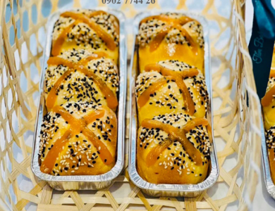 Khay giấy bạc đựng bánh mì, bánh ngọt