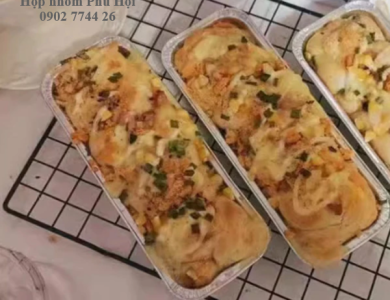 Khay giấy bạc đựng bánh mì, bánh ngọt