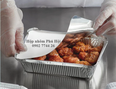 Khay giấy bạc đựng đồ nướng