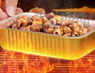 Khay giấy bạc nướng hải sản