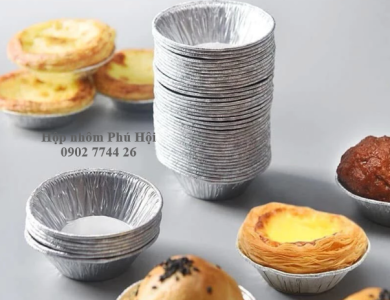 Khay giấy bạc nướng hàu
