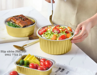 Tô nhôm màu vàng cao cấp 3500ml