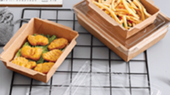 Hộp giấy Kraft đựng gà rán