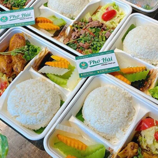 Hộp bã mía 4 ngăn đựng cơm