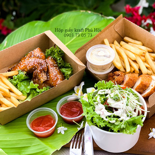 Hộp giấy đựng thức ăn nhanh
