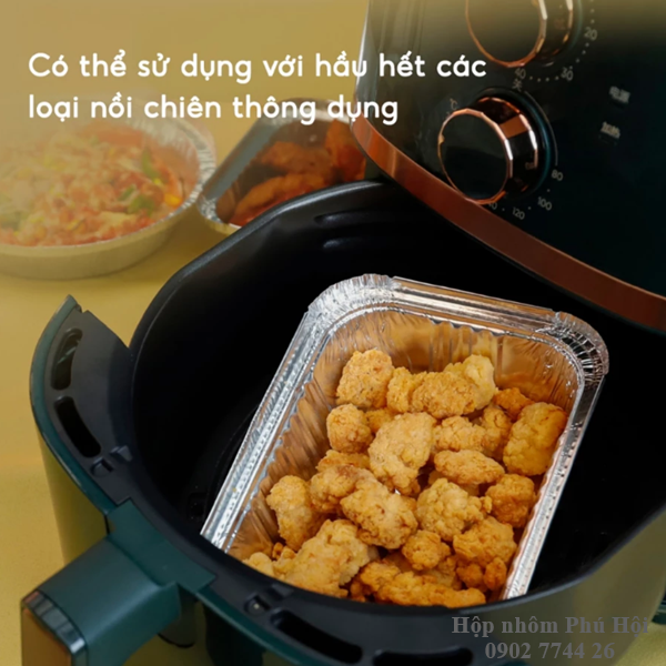 Hộp nhôm chữ nhật 2000ml