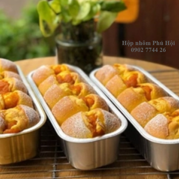Hộp nhôm dài nướng bánh 308, 405, 800ml