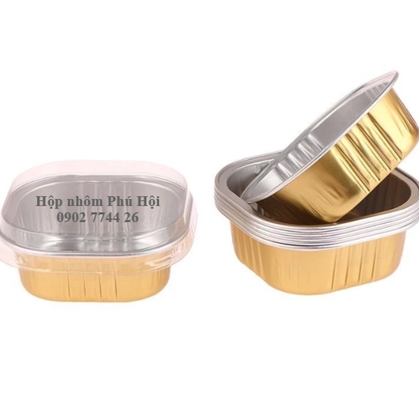 Hộp nhôm màu vàng cao cấp 125ml