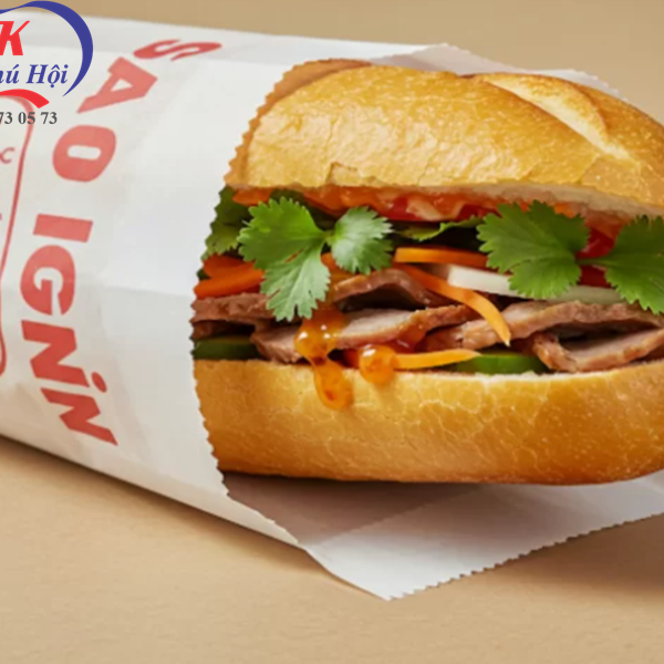 In bao bánh mì cho tiệm bánh mì