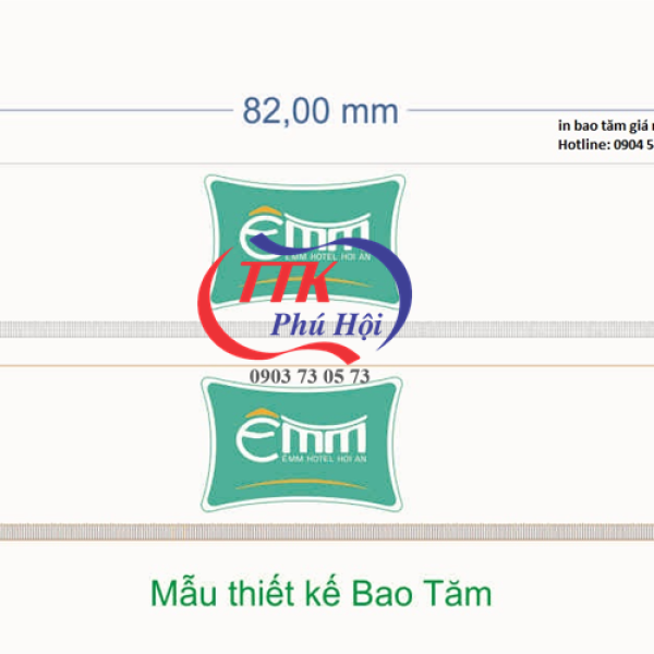 In bao tăm nhà hàng