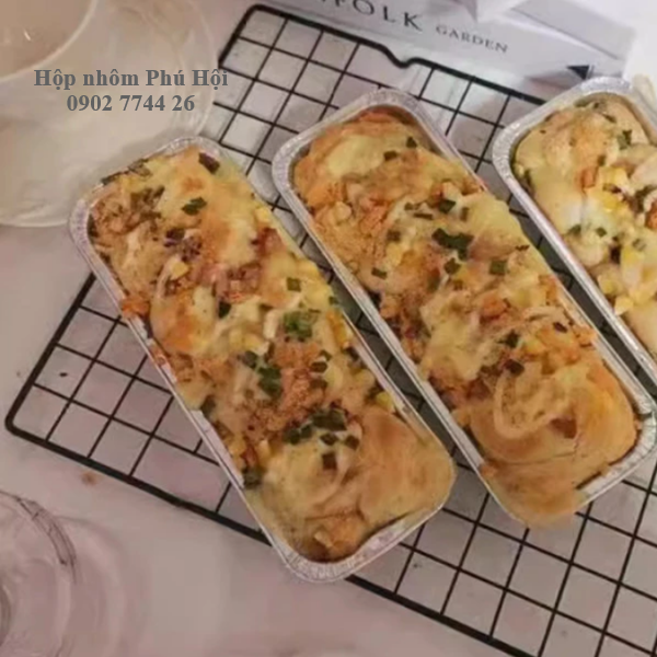 Khay giấy bạc đựng bánh mì, bánh ngọt