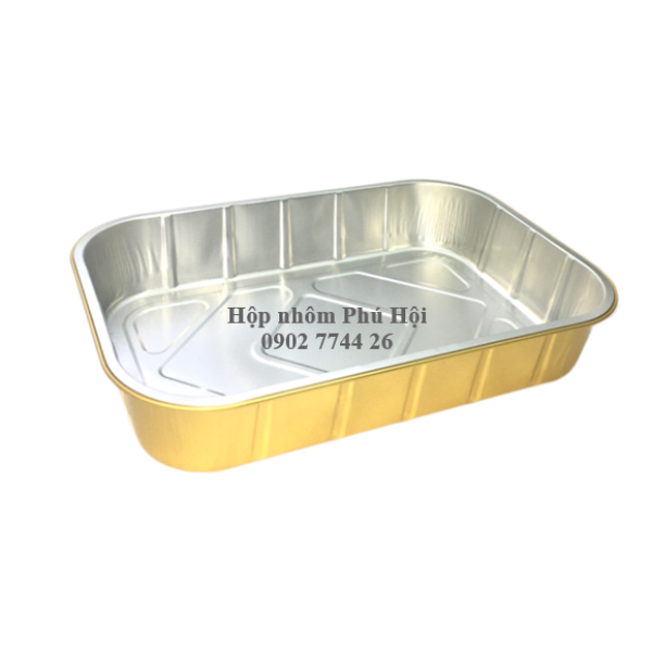Khay giấy bạc đựng thực phẩm sống