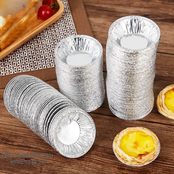 Khay giấy bạc nướng hàu