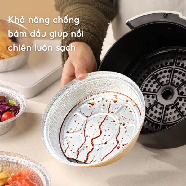 Khay giấy bạc nướng thịt