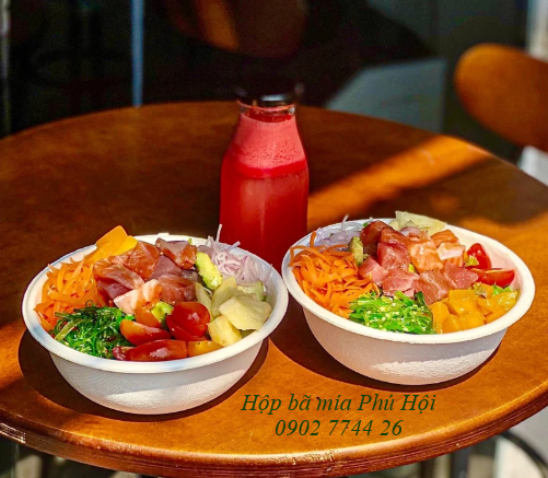 Hộp bã mía đựng phở