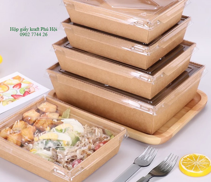 Hộp giấy đựng gà rán