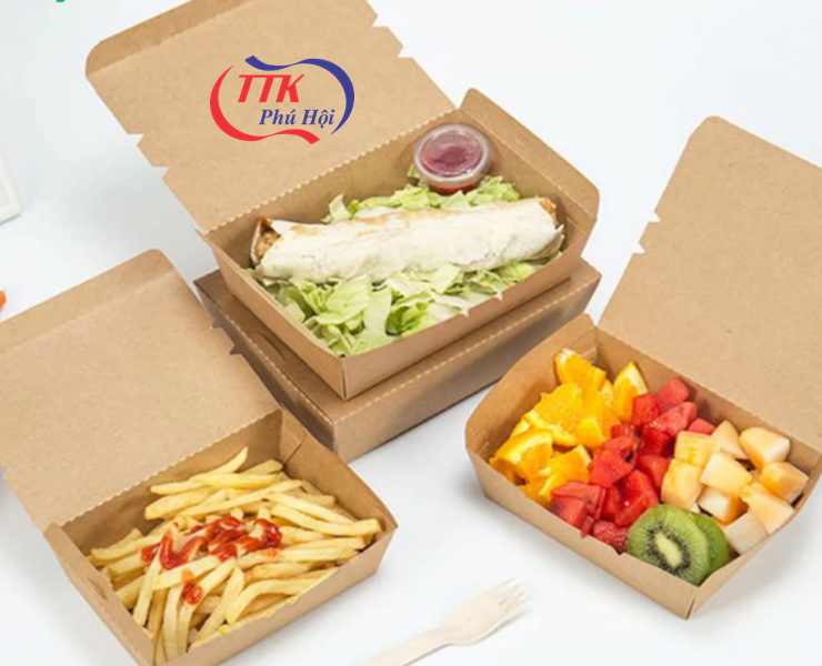 Hộp giấy đựng mì xào, nui, bún, phở khô